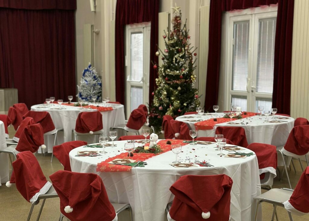 fête de noël repas décoration de La Marguette